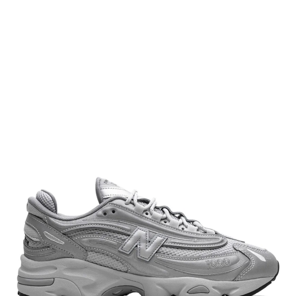 New Balance Metallic Gray Sneakers